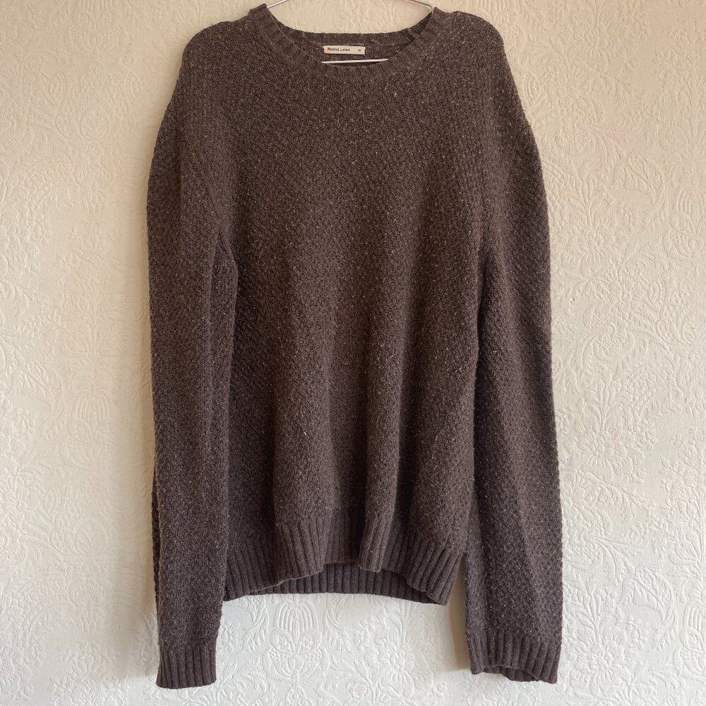 Soft and cozy Marine Layer brown sweater